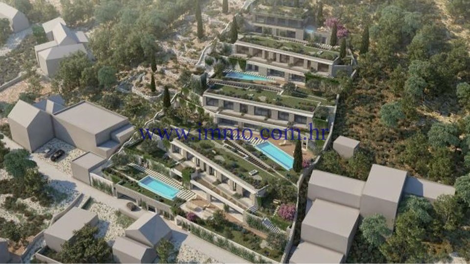 BUILDING LAND WITH THE PROJECT FOR THE CONSTRUCTION OF LUXURY VILLAS, DUBROVNIK AREA
