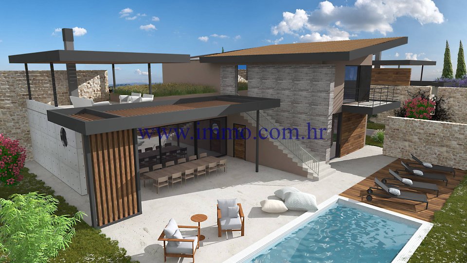 VILLA UNDERCONSTRUCTION WITH POOL  AND SEA VIEW