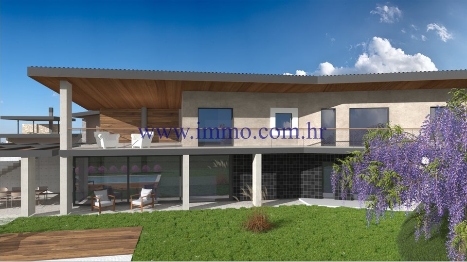 VILLA UNDER CONSTRUCTION, WITH POOL AND SEA VIEW