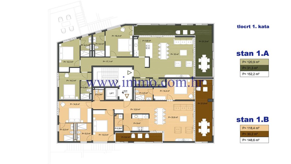 Appartamento, 120 m2, Vendita, Vela Luka