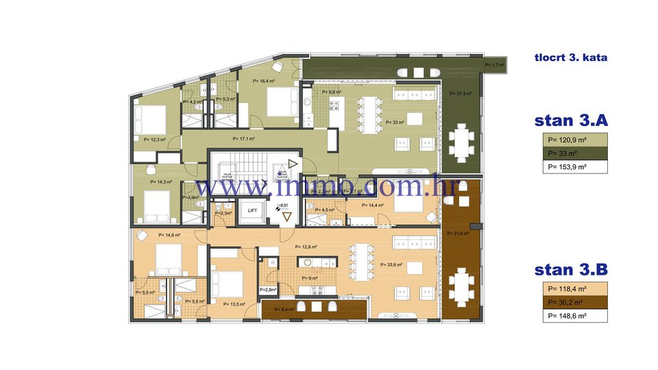 Appartamento, 120 m2, Vendita, Vela Luka