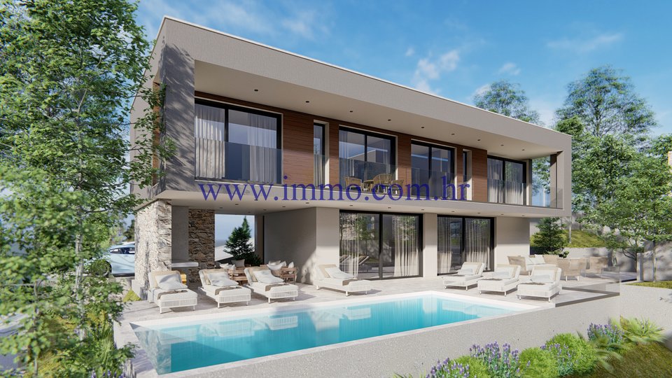 MODERN NEW VILLA WITH POOL AND SEA VIEW